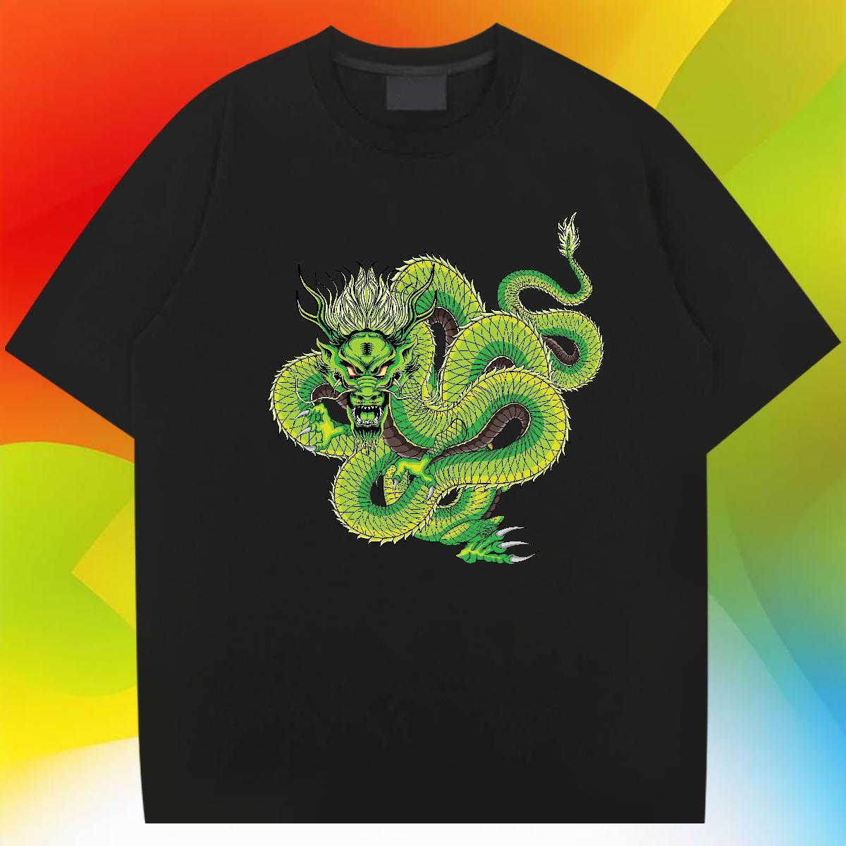 Loose Men Tshirts Daily Outfit 230g 100% Cotton Black White Breathable ferocity T Shirts Men Wholesale Tees