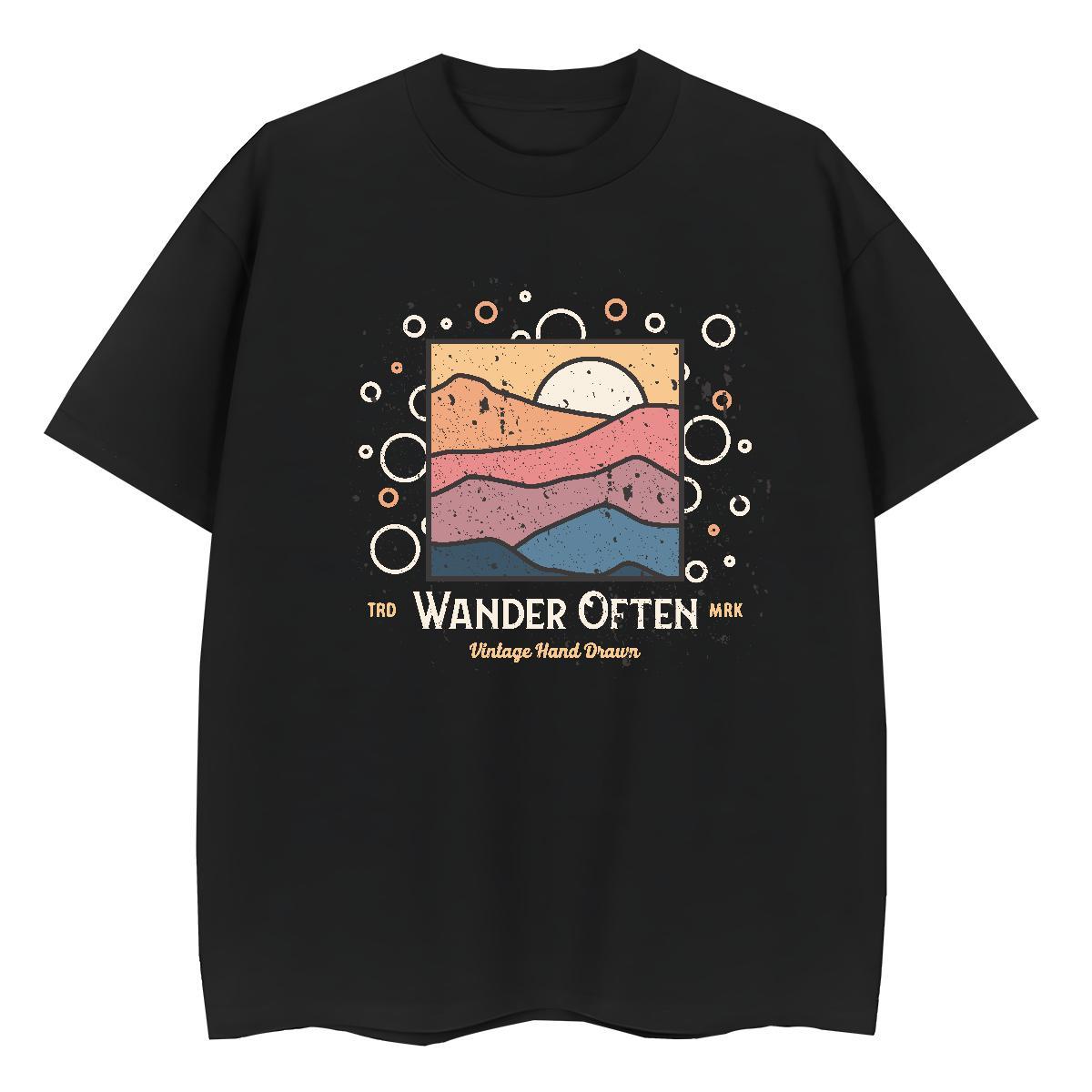 Factory Direct Couples T Shirts Beach O Neck Short Sleeves Tops Shirt Wholesale 230g Cotton sky DIY Anime T-Shirts for Women