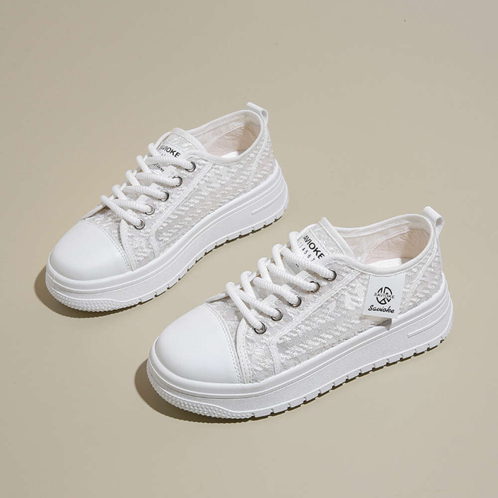 Ddmysports Summer New Instagram Korean Edition Ollow Small White Female Students Thick Sole Versatile Casual Sports Board Shoes P OUTDOOR