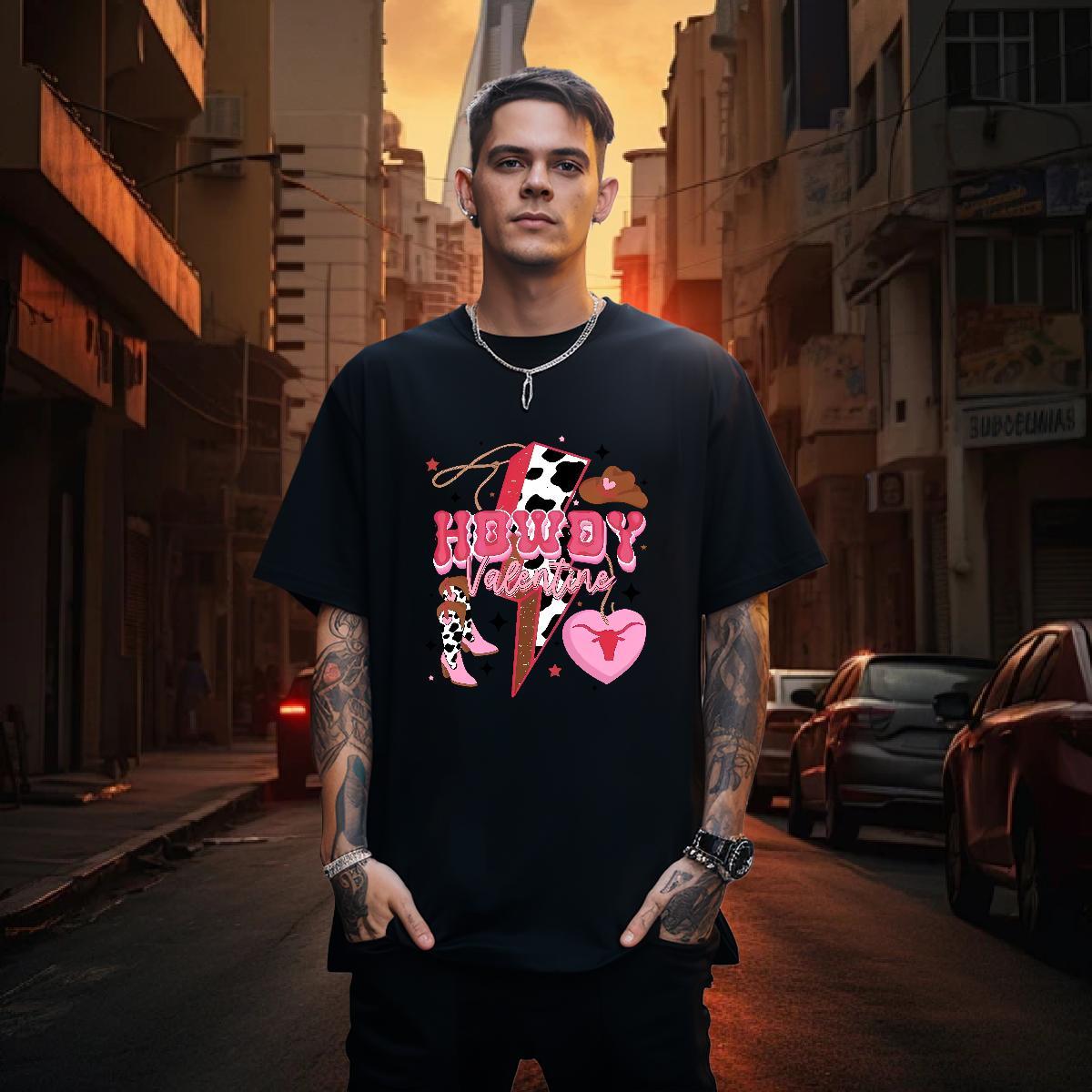Man T Shirts 230g Cotton a young girl's heart Daily Wear Crew Neck Breathable Custom Print Plus Size Tshirt for Man Woman DIY Customized Classic 