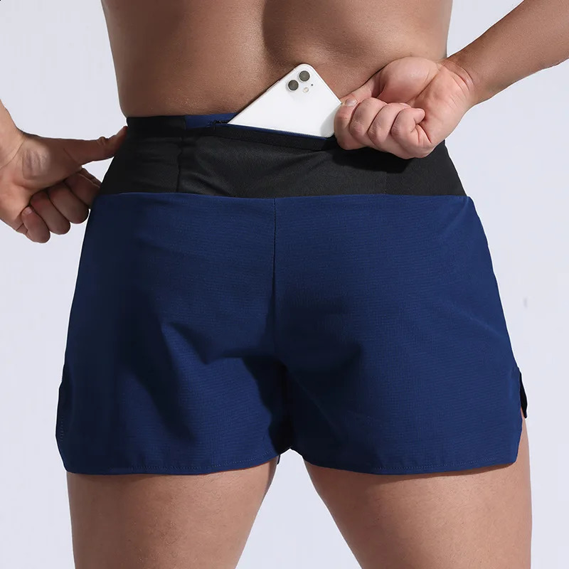 Mens and womens sports shorts waist bag marathon running moisture absorption quick drying luggage outdoor multifunctional 240819