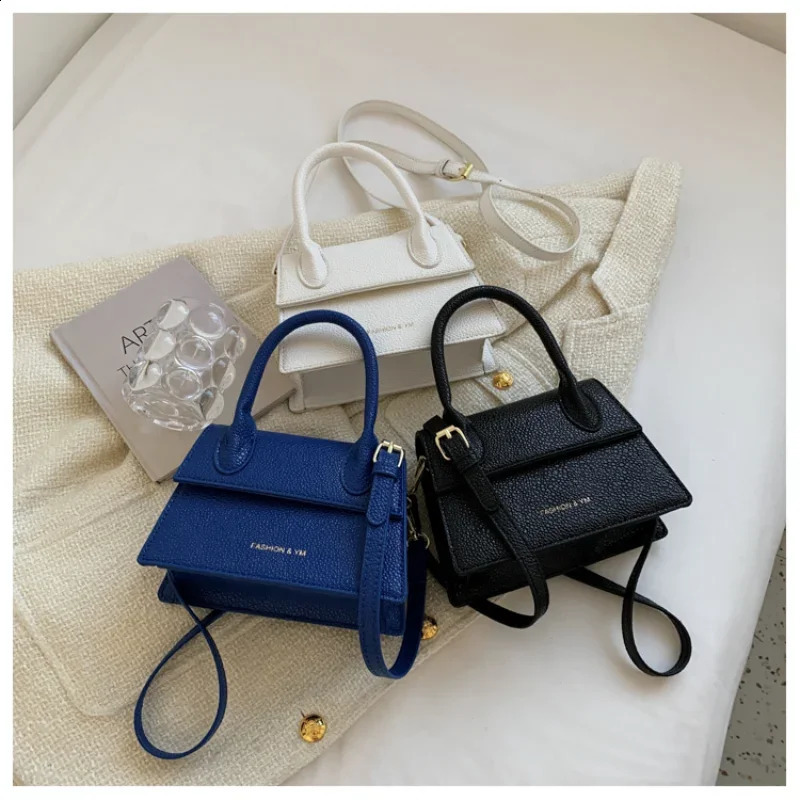 Top Handbag Small Size Single Handle Clutch for Crossbody Messenger Bag Solid Color Woman Hand Bags 240820 b9cf