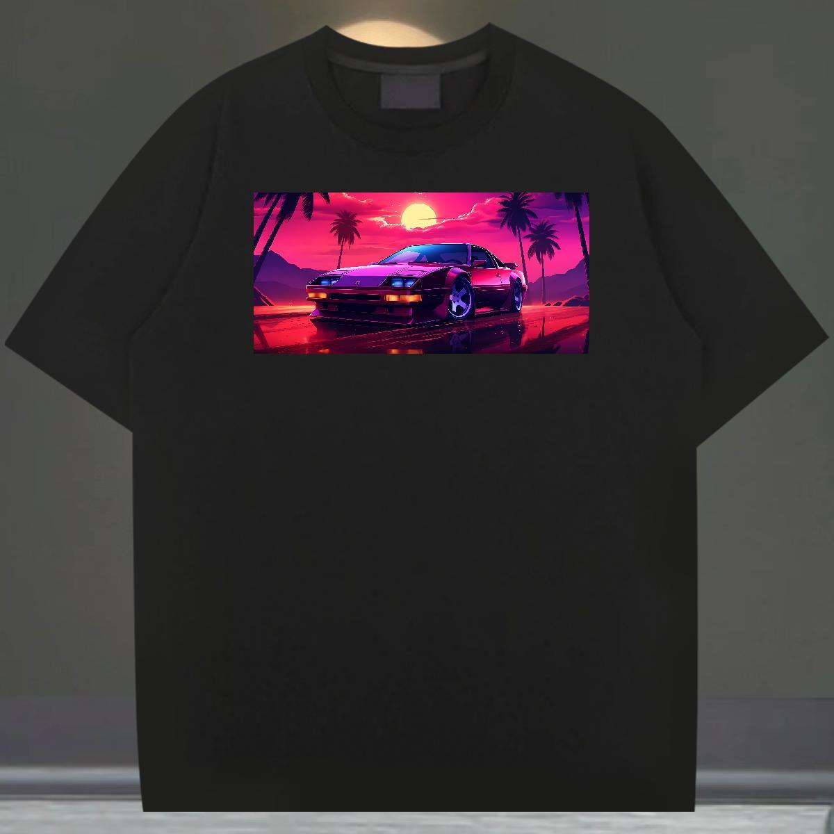 Cool Design Tshirt for Man Woman Sport 100% Cotton 230g Plus Size Cartoon Breathable Short Sleeve car Mens T Shirts DIY Tops Shirt