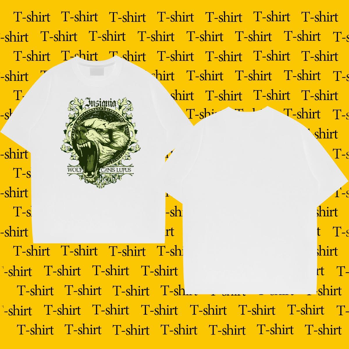 DIY Tshirt for Man Woman lion Daily Outfit 230g 100% Cotton Tees Breathable Soft Designer T Shirts Men Oversized