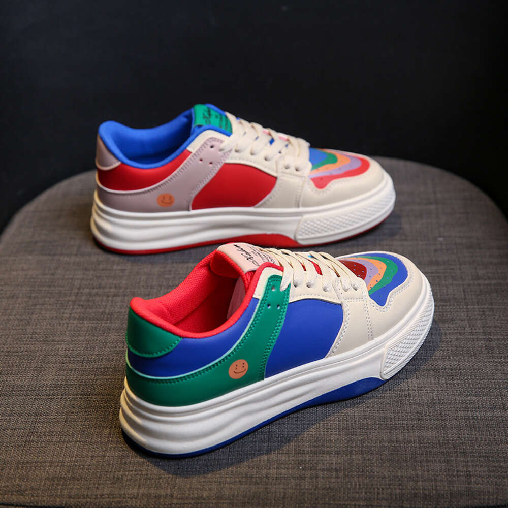 Ddmysports Summer New Mandarin Duck Colored Small White Trendy Student Breathable Versatile Casual Board Shoes Female OUTDOOR