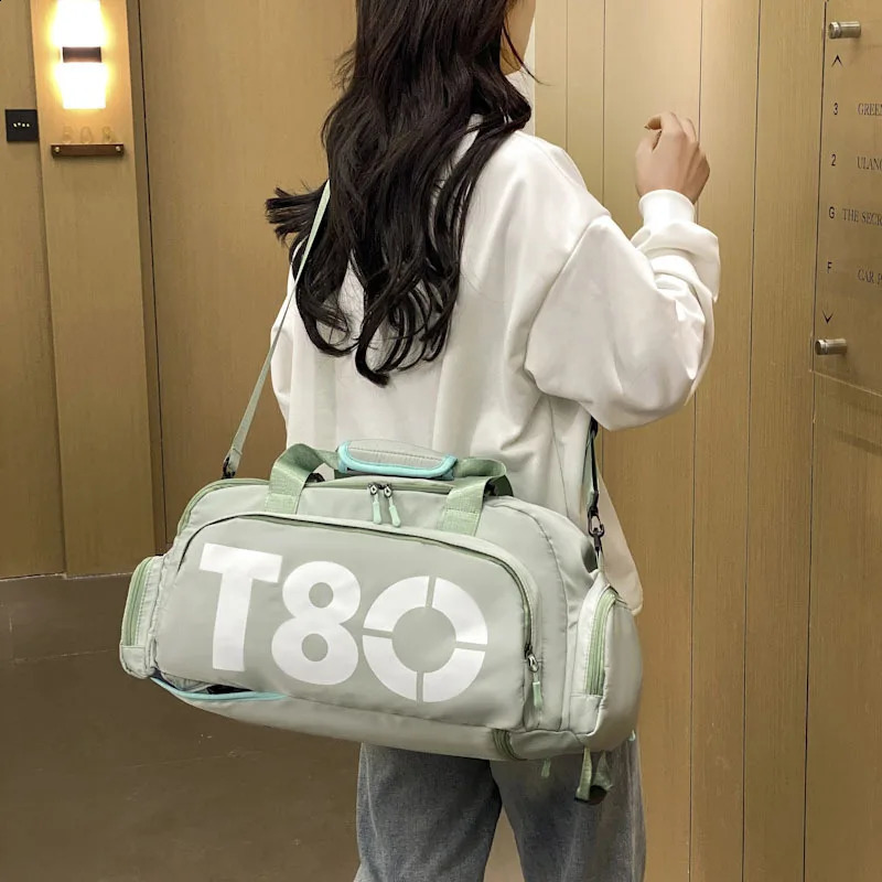 Fitness Bag Multi-functional Dry Wet Separation Travel Independent Shoe Position Sports Training Backpack Shoulder 240819