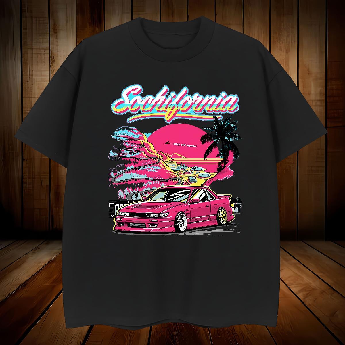 Brand car T shirt Daily Outfit Men Tops Tees 100% Cotton 230g New Pure Cotton Oversized Tee Shirt
