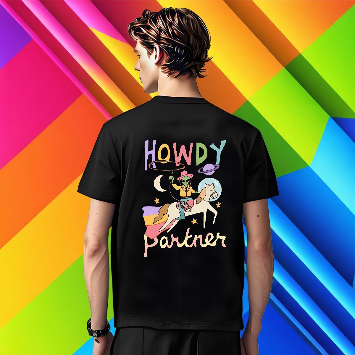 T shirt 230g 100% Cotton painting Hip Hop Street Breathable Crew Neck White Plus Size Mens Tshirts Classic Casual Popular Top Tees