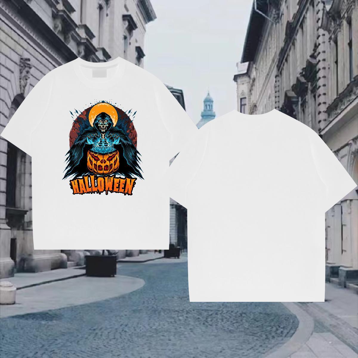 Unisex Mens T Shirts sorcerer Round Neck Short Sleeve Summer Casual DIY Anime 230g 100% Cotton Tshirt for Man Woman Fashion Design Clothings