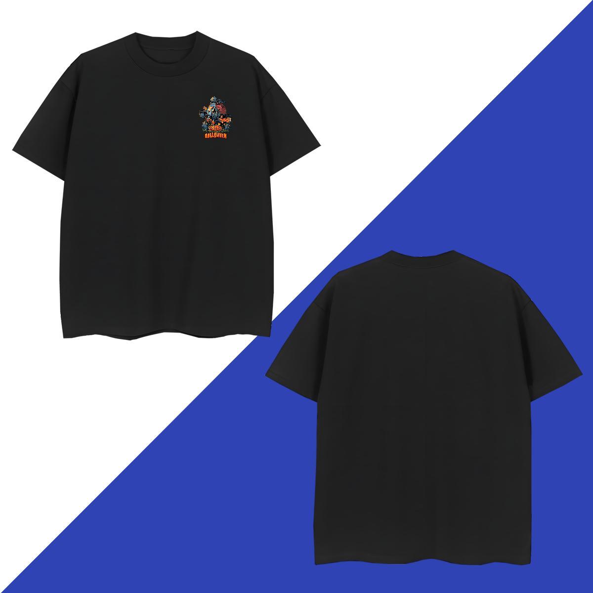Brand Men Tees pumpkin Street Casual 230g 100% Cotton Tshirts Breathable Short Sleeve Free Shipping Man T Shirts DIY Printed