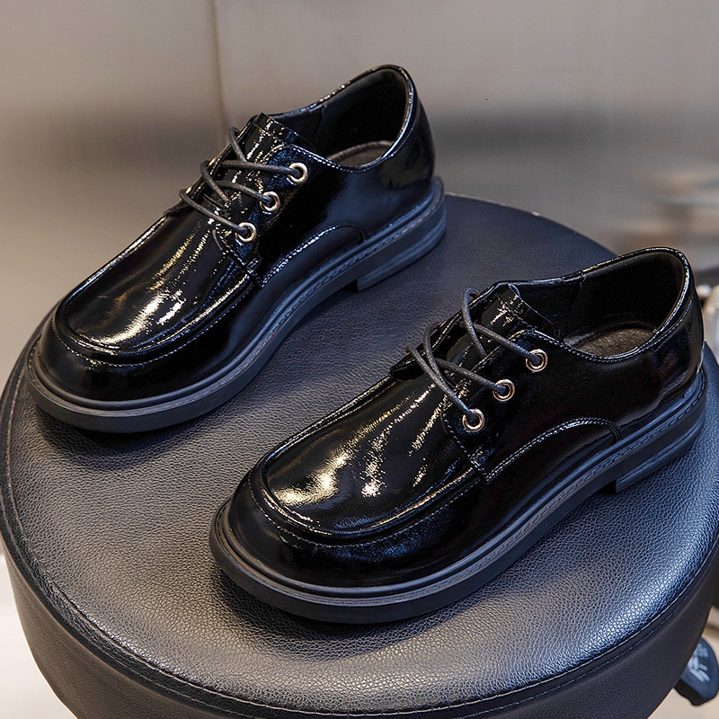 Ddmysports Spring New Fashion Single Thick Eels Casual Shallow Mouth Genuine Round Toe Versatile Small Leather Shoes Women S Trend OUTDOOR
