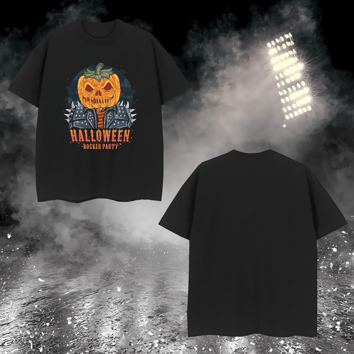 Cool Man T Shirts pumpkin Breathable Crew Neck High Street Hip Hop Plus Size Custom 100% Cotton 230g Men Clothes T-Shirt Fashion Designer Tee Shirt