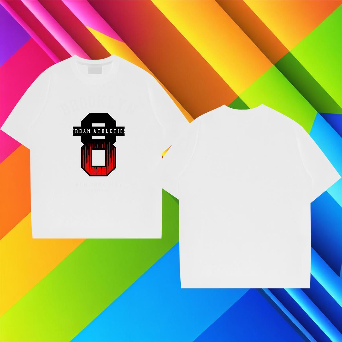 Loose 8 100% Cotton 230g Men Tshirts Street Casual Pure Cotton T shirt 2024 Oversized Tops