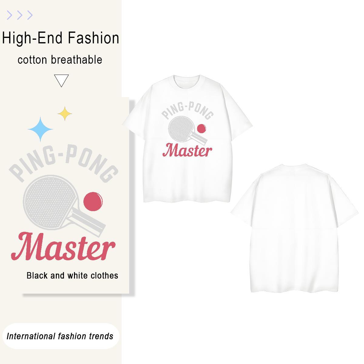 Loose monogram 230g 100% Cotton Tshirts Spring Summer Breathable Short Sleeve T shirt Casual New Anime Print Tees
