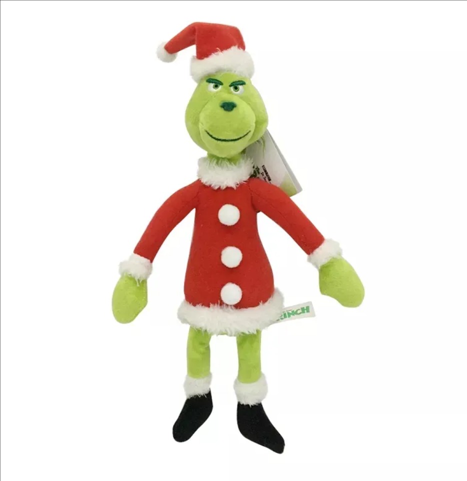 1PC Stole Plush Toys green Grinch stuffed toy Max Dog Doll Soft Stuffed Cartoon Animal Peluche for Kids Christmas Gifts GG0820