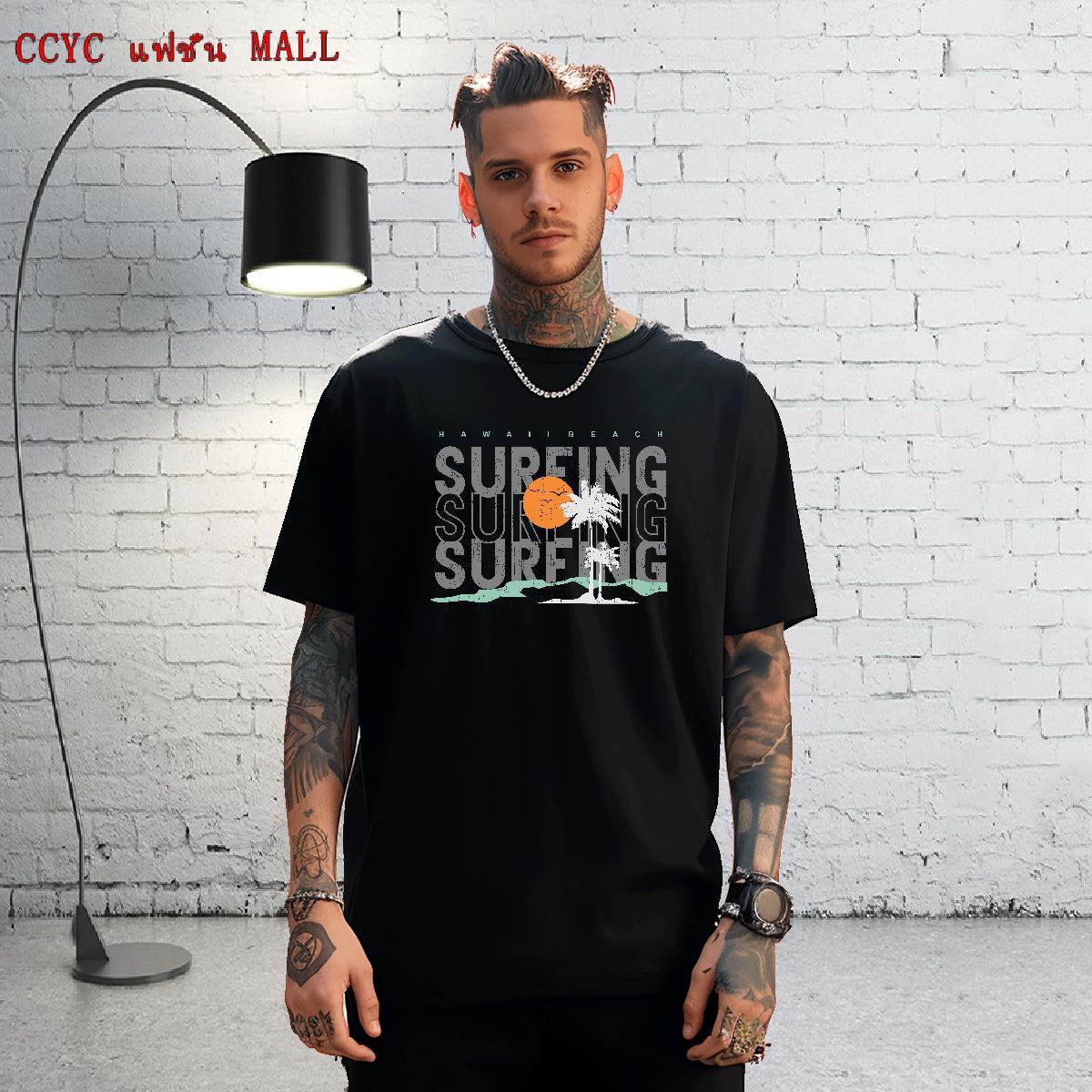 Classic Tshirt for Man Woman Street Casual 230g Pure Cotton Customized Breathable Crew Neck letter Mens T Shirts Classic Casual Tees Shirts