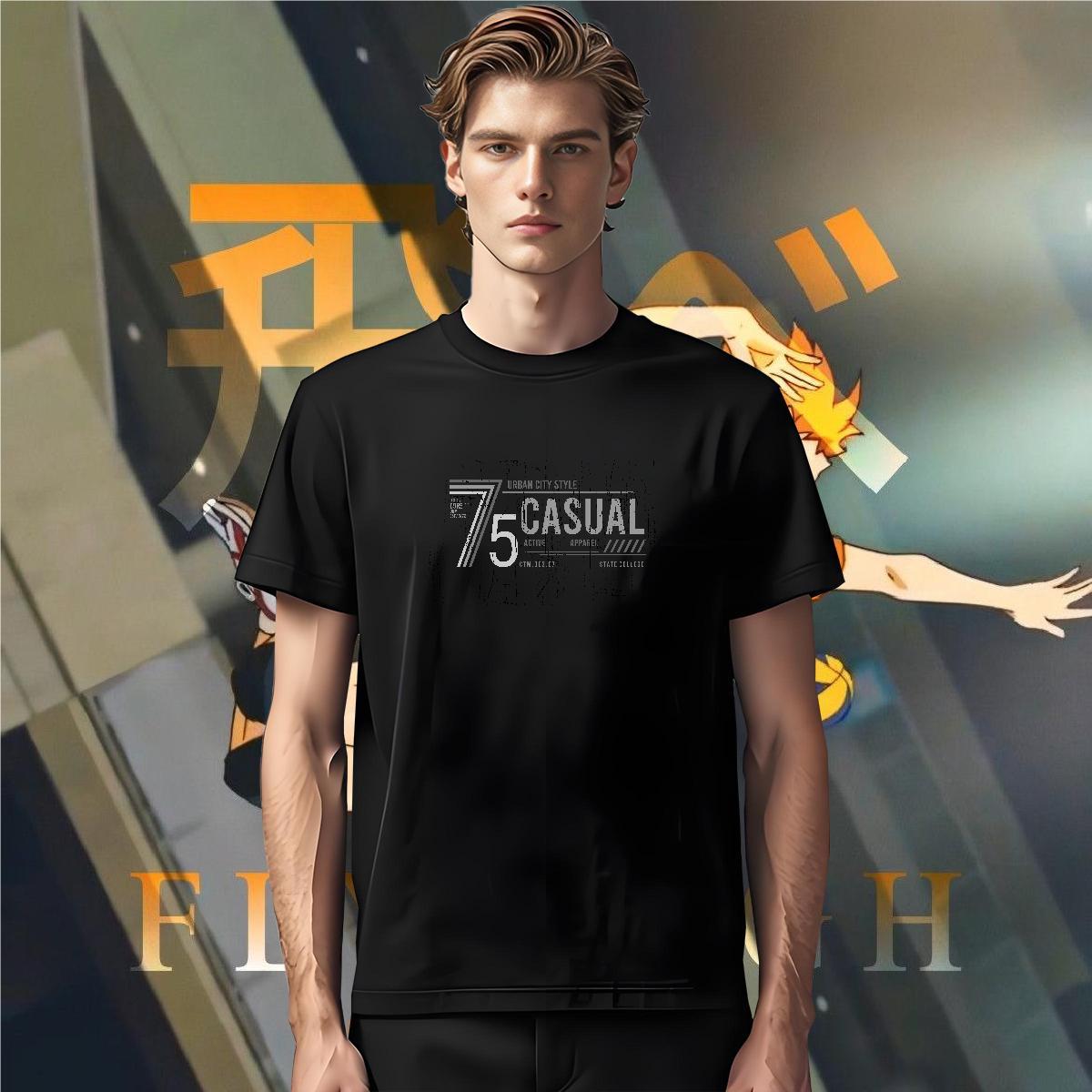Soft letter 100% Cotton 230g Tshirts Sport O Neck Short Sleeves T Shirts Men Wholesale Custom Printing Tees