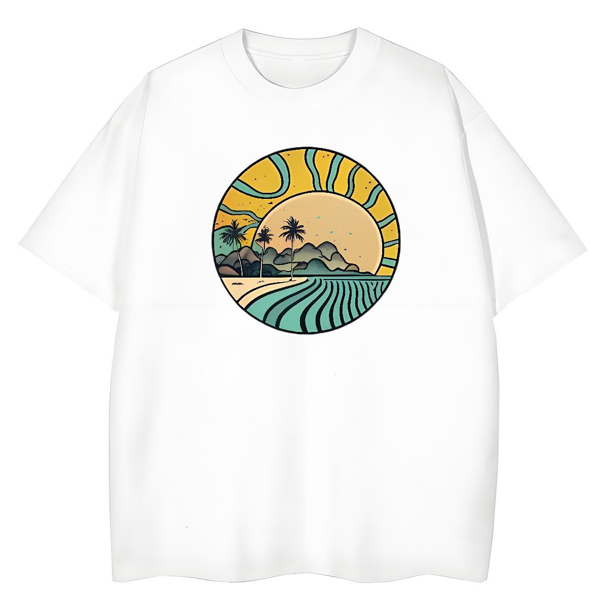 Designer Couples T Shirts Summer Casual Breathable Short Sleeve Polos Free Shipping 230g Pure Cotton river Custom Printing T-Shirts for Women