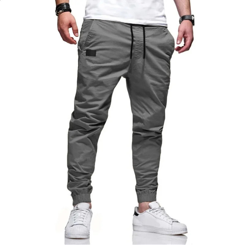 Outdoor Youth Mens Loose Straight Sports Casual Pants Slim Fit Versatile Small Foot Trendy y240820