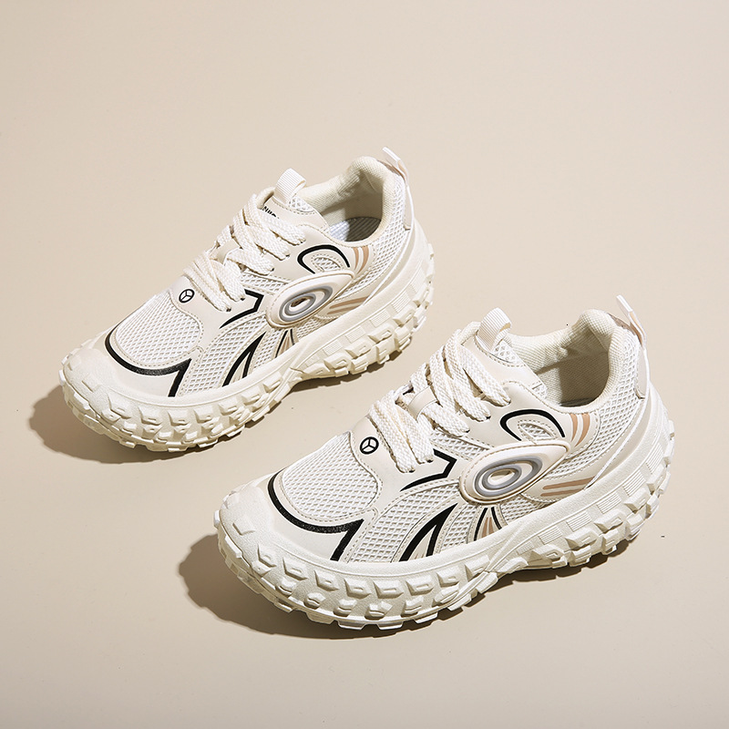 Ddmysports Instagram Korean Version New Dad Couple Spring Student Sports Running Casual Thick Soled High Rise Shoes L OUTDOOR