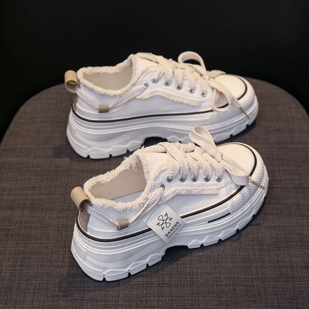 Ddmysports Thick Soled Summer New Instagram Korean Edition Little White Trendy Student Versatile Casual Board Shoes Female JB OUTDOOR