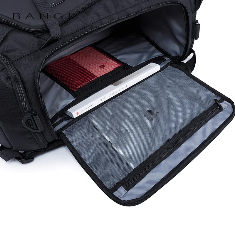 Bange Gym bag for Men Suitcase Backpack Large Capacity Waterproof Anti-stain Men Duffle Bag Travel Hand Luggage Bags 240819