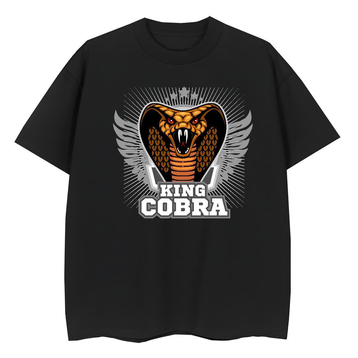 Popular T Shirt For Man cobra Breathable Short Sleeve Beach DIY Printed 100% Cotton 230g Men Tshirts Custom Tees