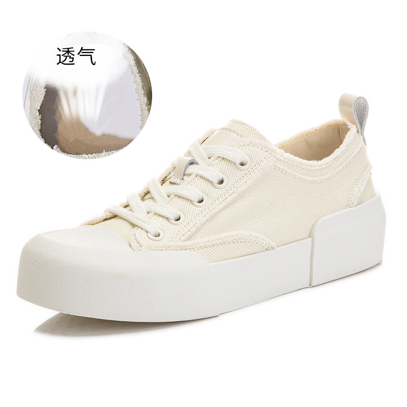 Ddmysports Leisure Canvas Spring New Versatile Little White For Women Flat Bottom Fashion S Shoes OUTDOOR