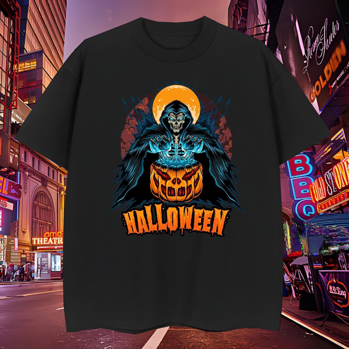 High Quality T-Shirts sorcerer Round Neck Short Sleeve Hip Hop Street Custom Printed 230g 100% Cotton Men Tshirts DIY Customized Tops
