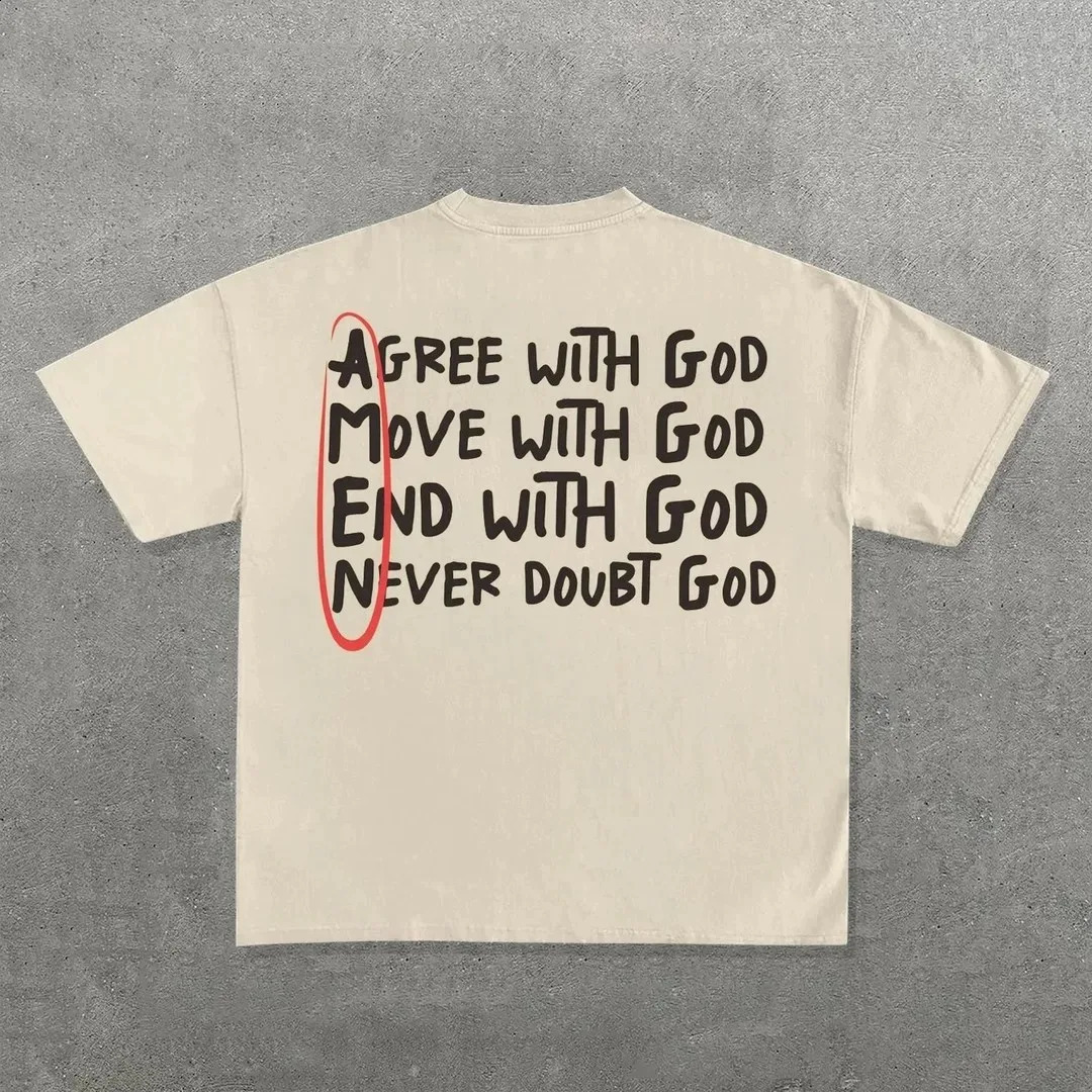 Y2k Tshirt Harajuku Hip Hop Alphabet Graphic Printing Extra Large Mens Gothic Round Neck Cotton Short Sleeve Top 240819