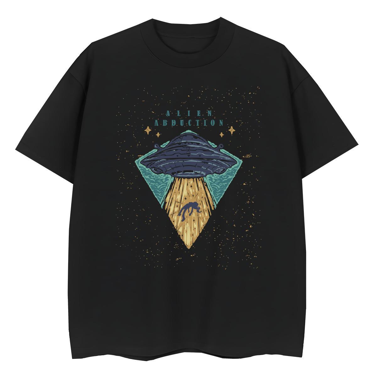 TOP Quality Women Tees Outdoor Breathable Crew Neck Clothes Soft 100% Cotton 230g ET Cartoon Printing L-4XL T Shirts Women