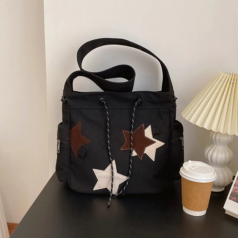 SCOFY FASHION Vintage Canvas Crossbody Bags for Women X-mas Cute Messenger Bags School Bag Purses and Handbags 240819