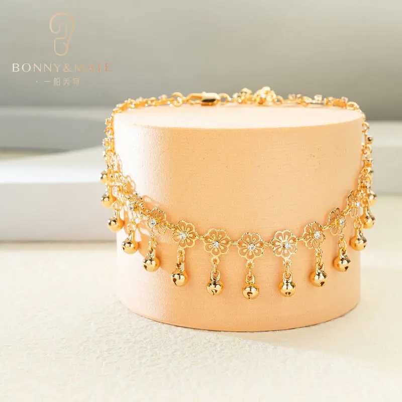 New Trend Womens Fine Jewelry 18K Gold Plated High Quality Low Allergen Adjustable Fashion Womens Ankle W240815