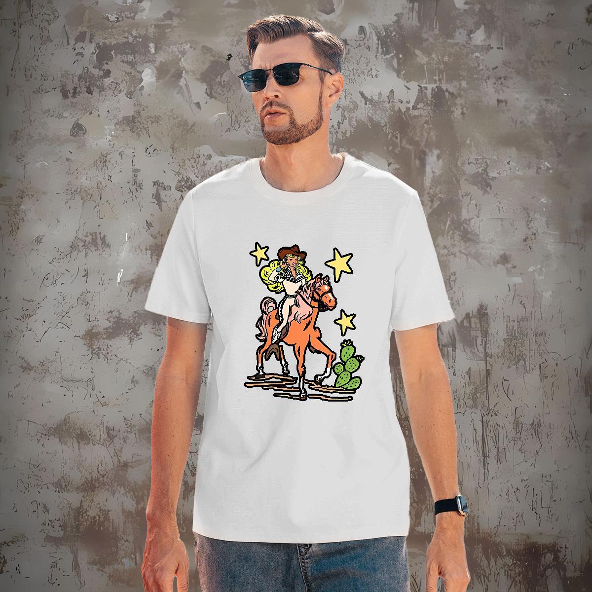 Comfortable Men T Shirts star Round Neck Short Sleeve Sports Casual Custom Big Size 230g 100% Cotton Tshirts Fashion Casual Polos