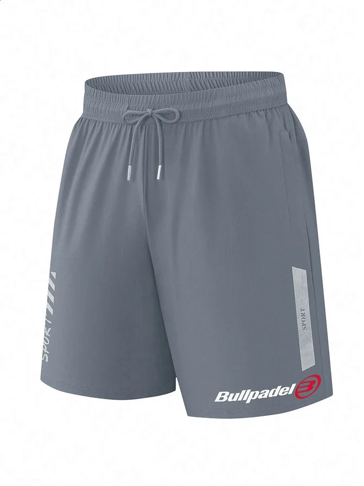Bullpadel Summer Mens Beach Pants Breathable Casual Shorts Basketball Sports 240819