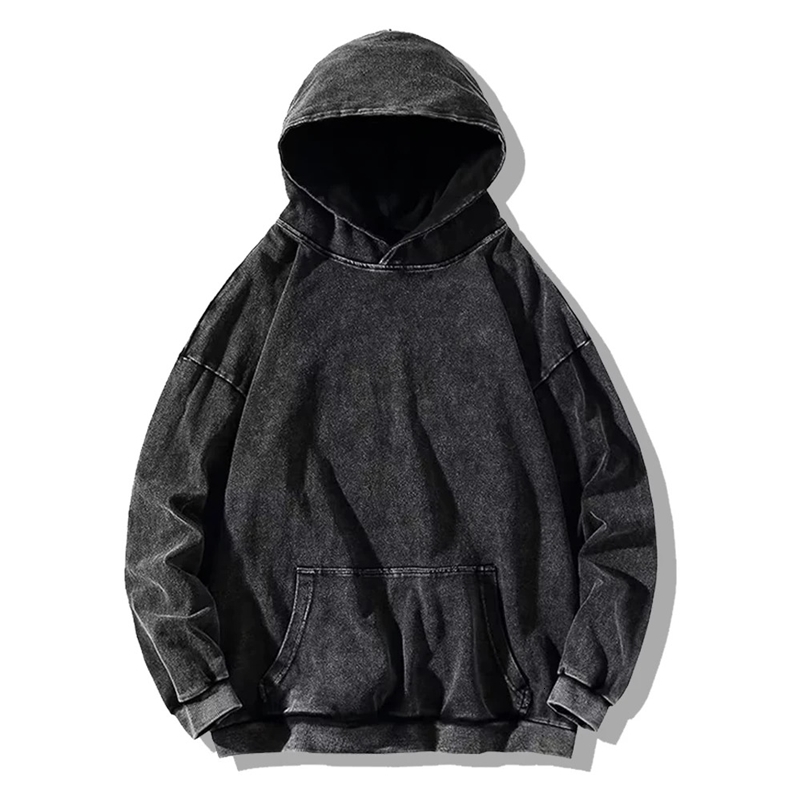 Unisex Cotton Hoodies Men Women Vintage Washed Sweatshirts Hip Hop Streetwear Harajuku Y2k Oversized Pullover Retro Long Sleeve 240819