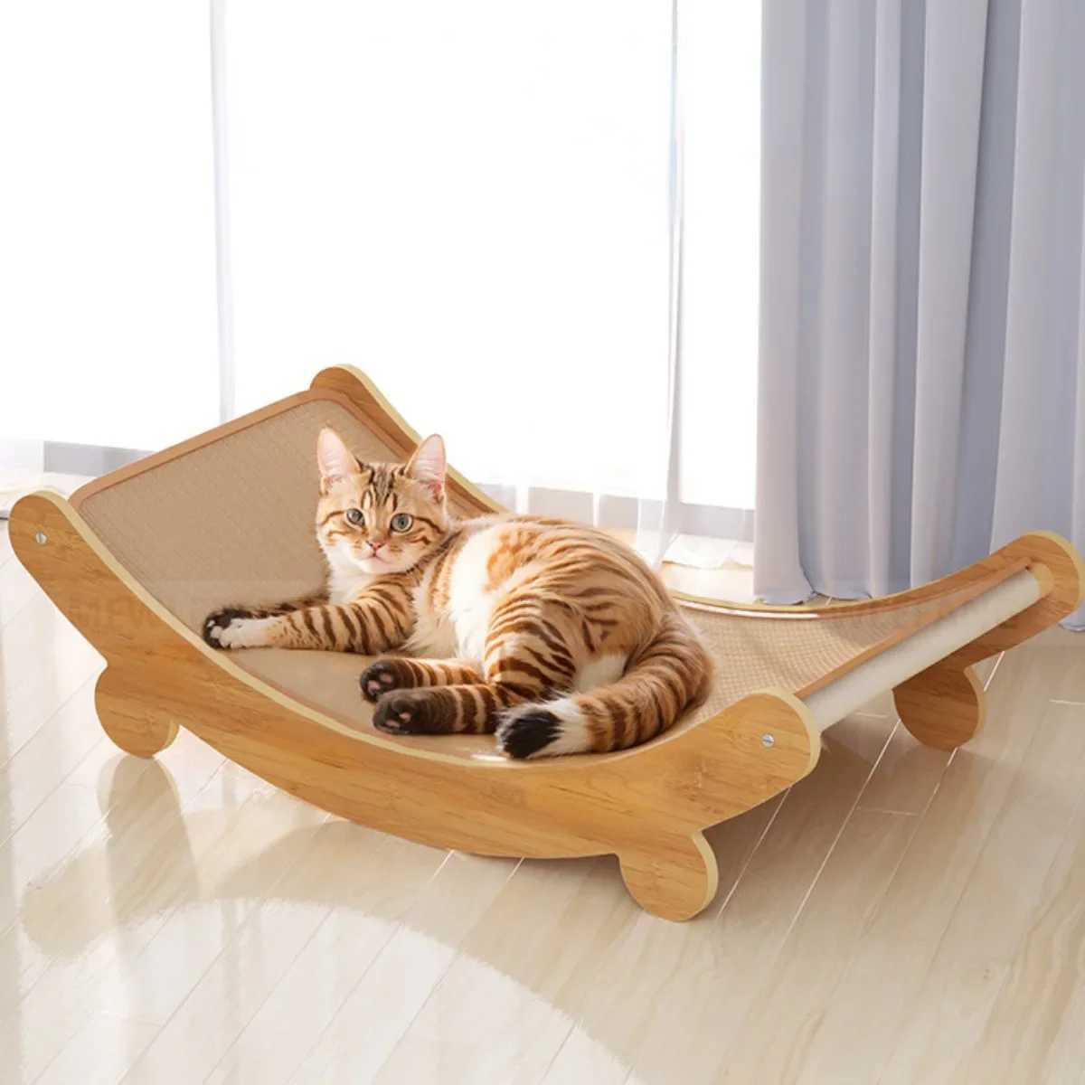 Scratcher for Cats Scratchers No Flaking Sisal Wear-resistant Claw Sharpener Bed Cat Scratching Board Training Grinding Claw ToyXJ240817