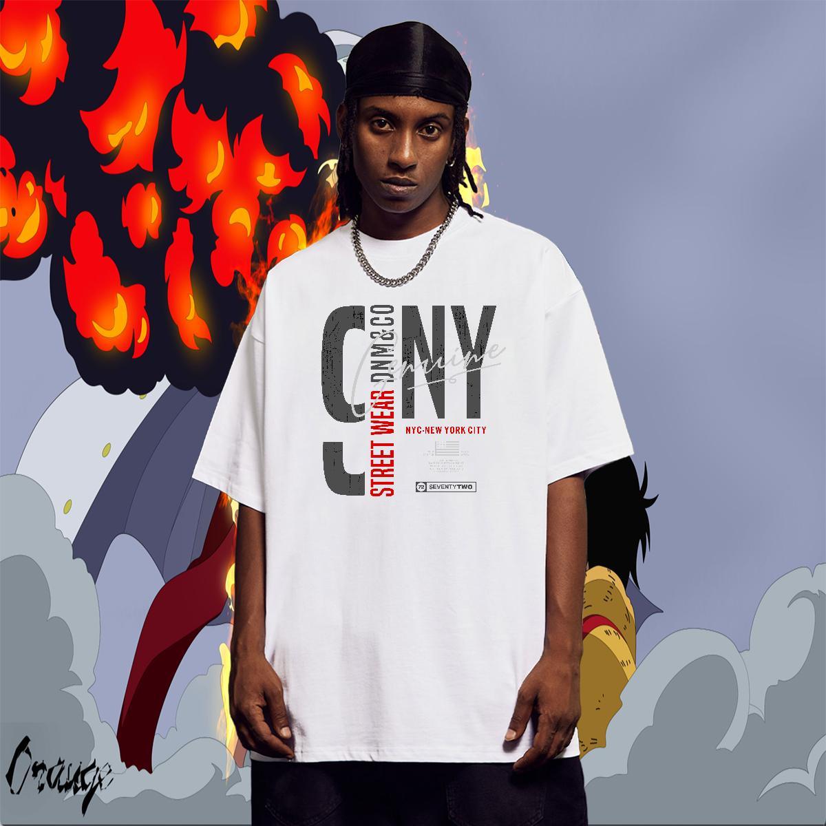 Cool Tshirt for Man Woman Spring Summer 230g Cotton Custom Print Oversized O-Neck Short Sleeve letter Men T Shirts 2024 DIY Tee Shirt