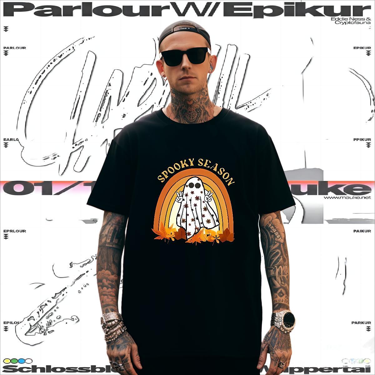 T shirt 100% Cotton 230g demon Casual Round Neck Short Sleeve Custom Printing Men Clothes T-Shirt Fashion Design Cool Design Tees Shirts