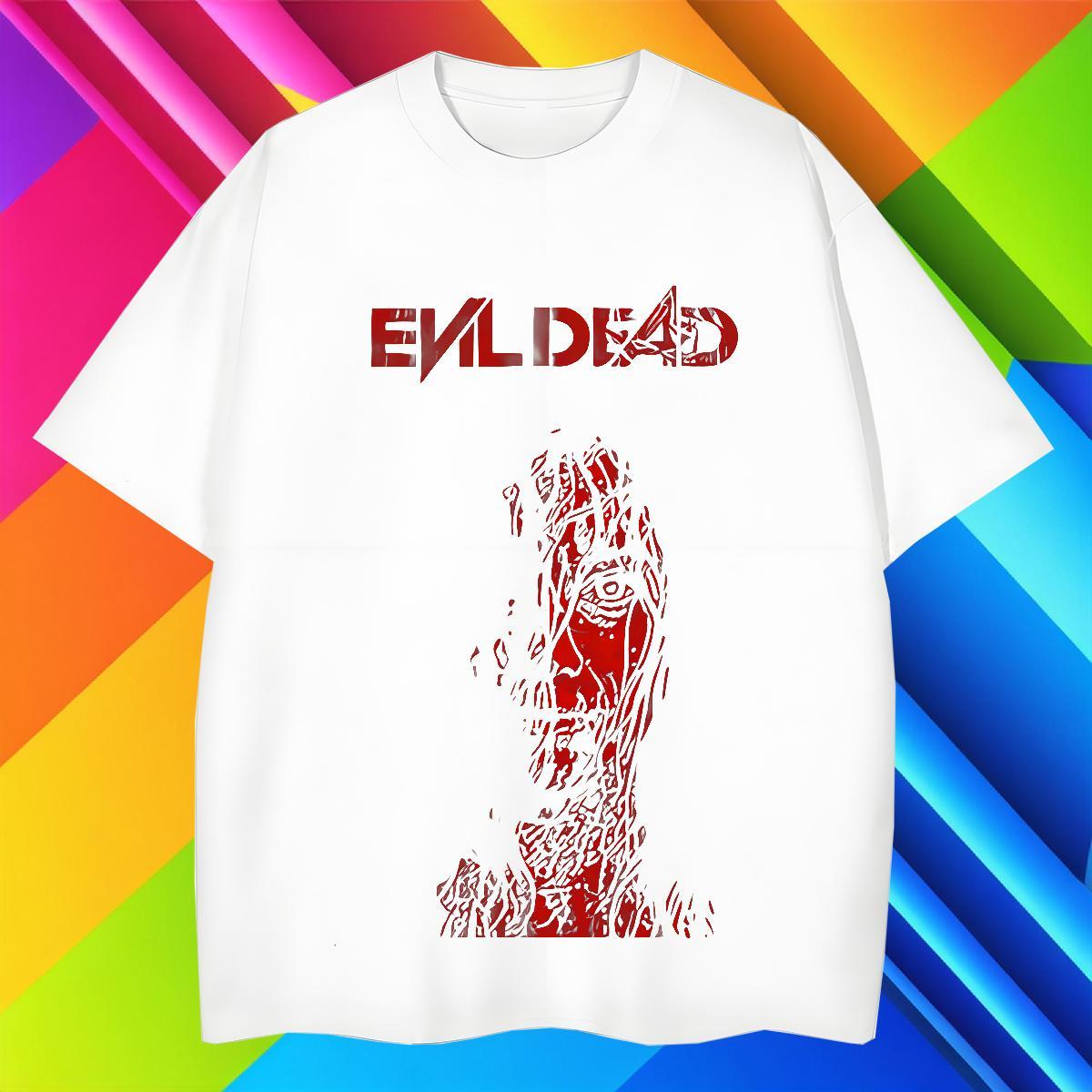 T-Shirts 230g Pure Cotton scary Summer Casual Breathable Oversized 4XL Men Tops Tees Classic Casual Free Shipping Wear