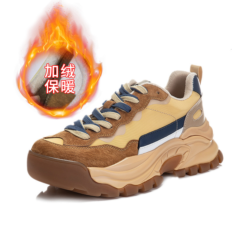 Ddmysports Winter New Flat Bottom Plush Single Shoe Thick Sole Versatile Sports Women S Shoes OUTDOOR