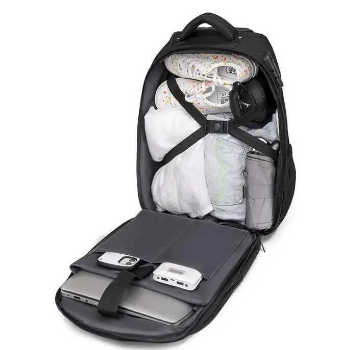 18 inch travel trolley bag men rolling backpack wheeled backpack school backpack with wheels trolley luggage bag for teenagers Y240820