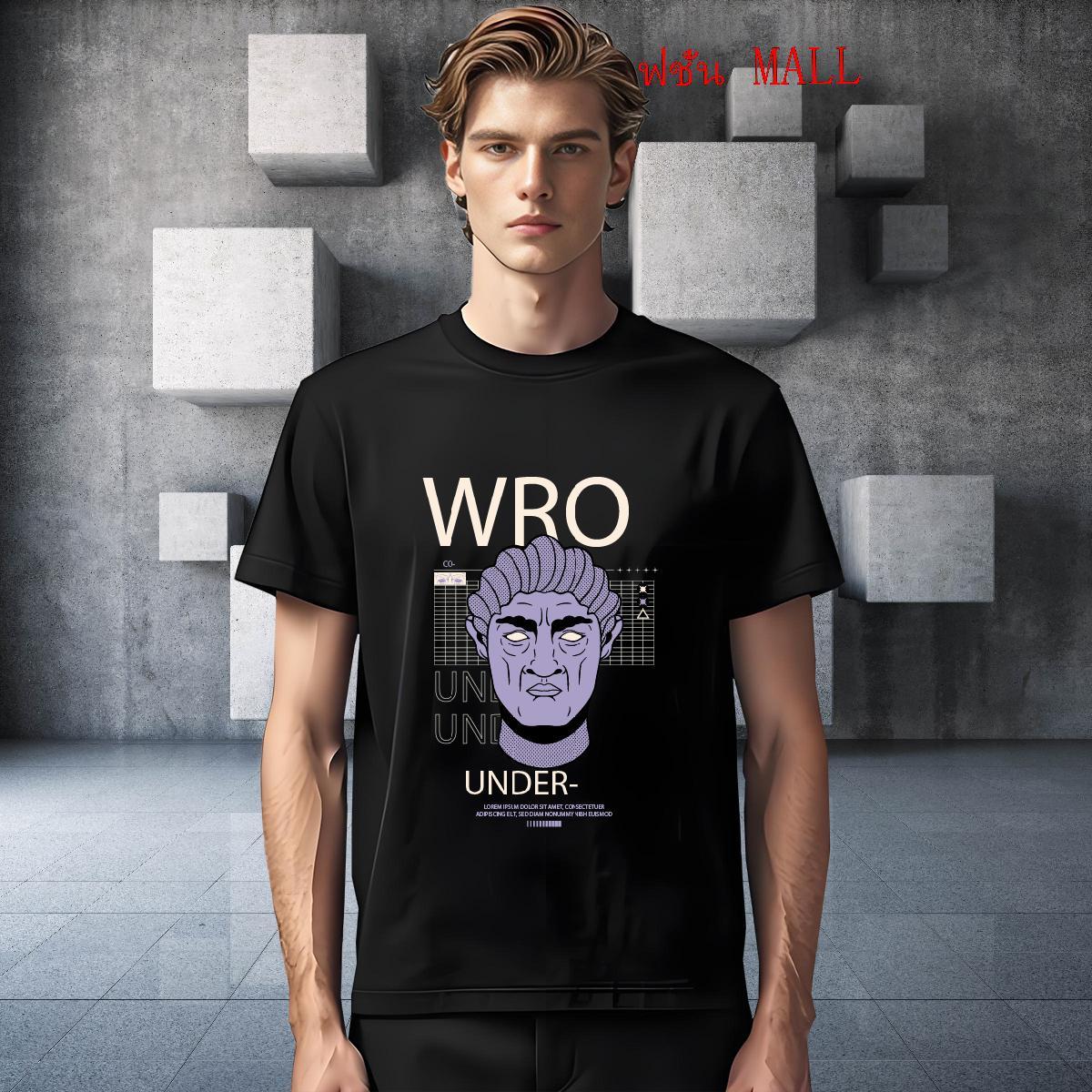 Free Shipping western style 100% Cotton 230g Men Tees High Street Hip Hop Breathable Crew Neck T-Shirts for Men Brand Custom Cartoon Tshirts