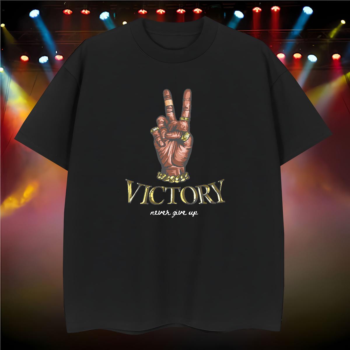T-Shirts 100% Cotton 230g hand- Casual Crew Neck DIY Printed Men Clothes T-Shirt Custom Loose Fit Polos