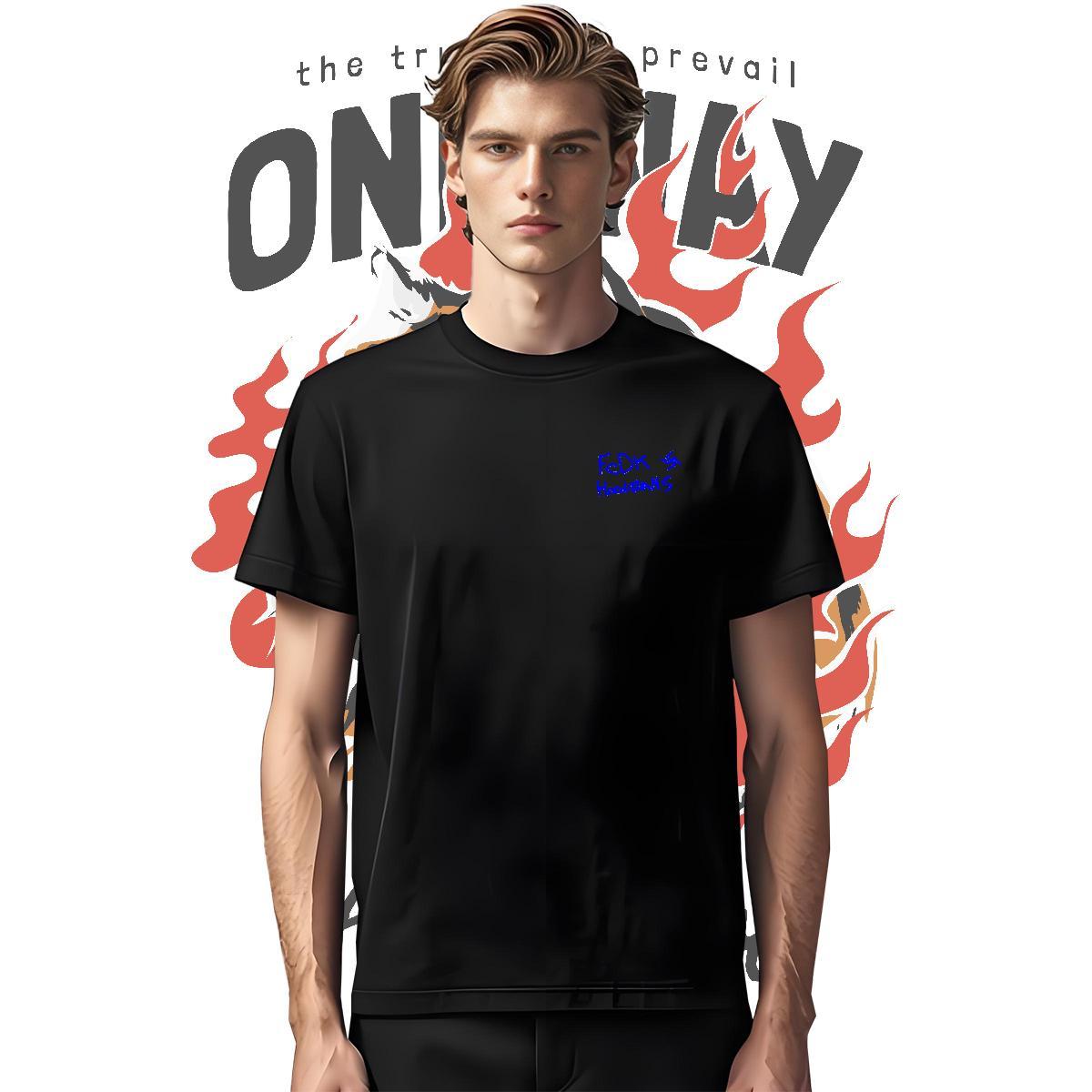 Brand letter 230g Pure Cotton Couples T Shirts Sports Casual O Neck Short Sleeves T Shirt For Man New Custom Cartoon Tops Tees