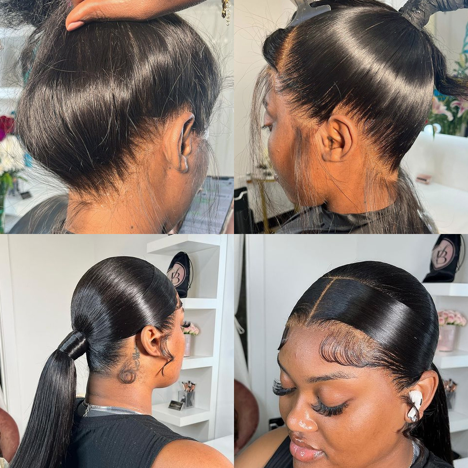 Straight Full Lace Front Wigs Pre Plucked 5x5 Hd Lace Closure Wig 13x6 Lace Frontal Human Hair Wigs 30 32 34 Inch