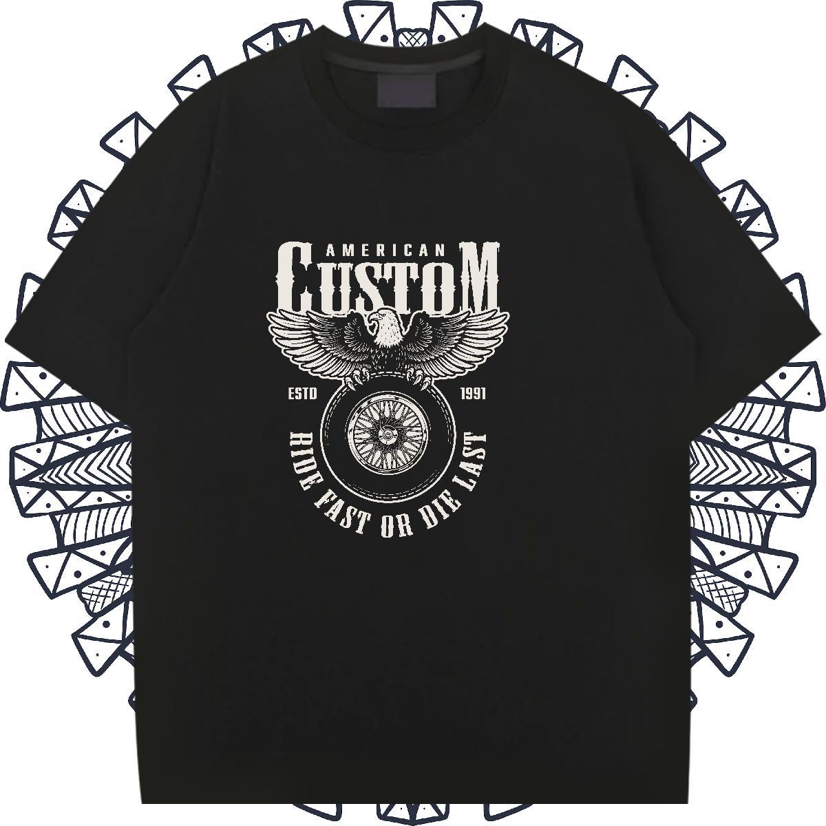 Soft Tshirt for Man Woman Street wear Hip Hop 230g Pure Cotton Custom Cartoon O-Neck Short Sleeve letter T Shirt For Man New Tops Shirt