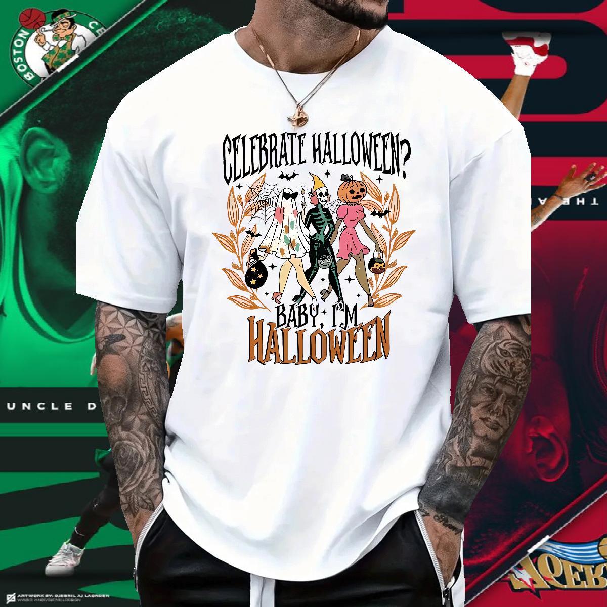 Popular Man T Shirts dance Breathable Short Sleeve Anime Printing Street Customized Print 230g Cotton Men Clothes T-Shirt DIY Customized Tops Tees
