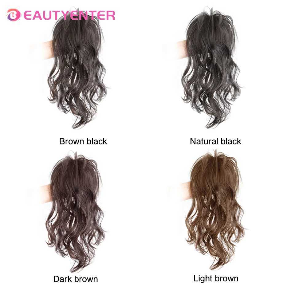 Beautiful synthetic long curly hair with clip on wig princess water polo curly high ponytail no shedding sensation W240817