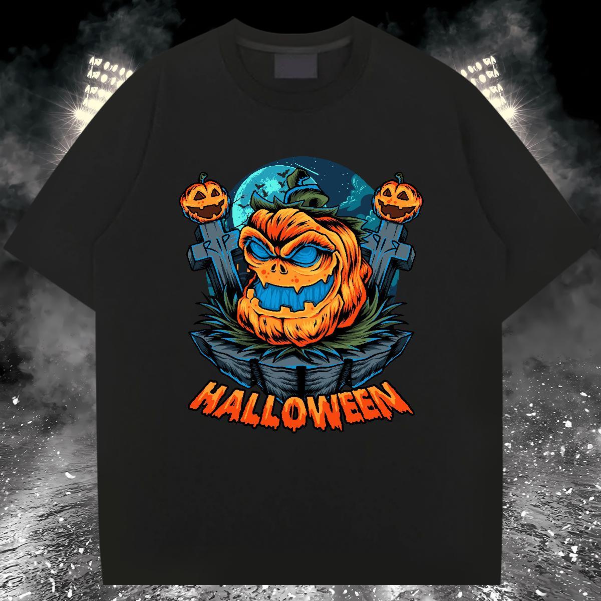 Loose Mens T Shirts halloween Breathable Short Sleeve Street Oversized 3XL 4XL 230g Cotton Men Tshirts Brand Clothes
